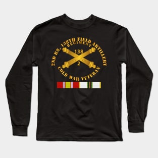 2nd Bn - 138th Artillery Regiment w Branch - Vet w COLD SVC Long Sleeve T-Shirt